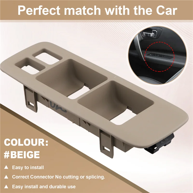 

A33K-автомобильный передний электрический стеклоподъемник, крышка панели переключателя для Nissan Qashqai 2008-2015, панель управления окном