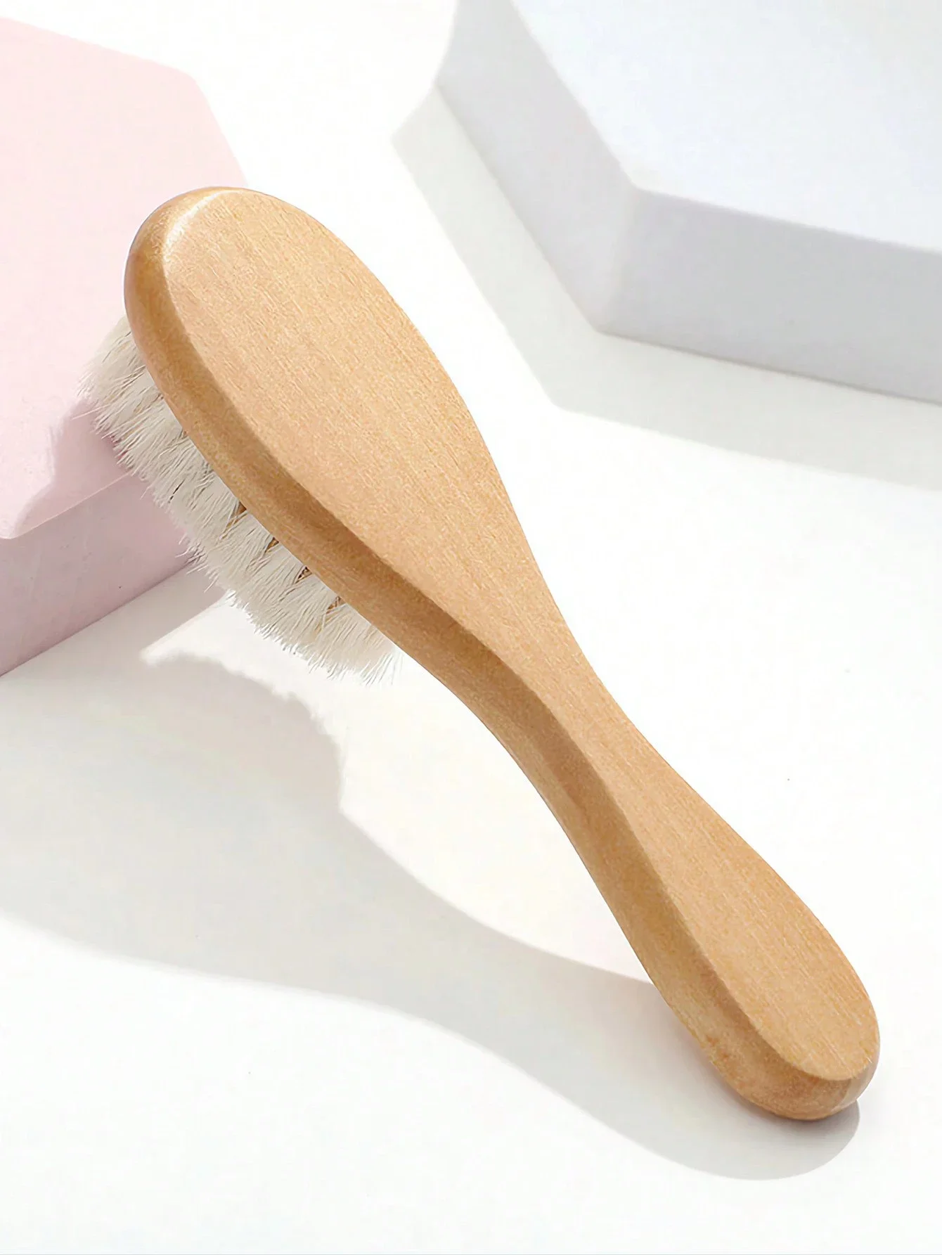 Cepillo suave para baño de bebé de tamaño pequeño, adecuado para lavado de cara de bebé, limpieza del cabello del bebé, regalo de Baby Shower para recién nacido, 1 ud.