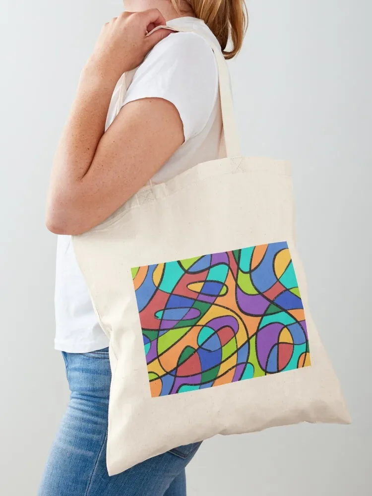 

squiggle Tote Bag large tote bag tote bags aesthetic cloth bag woman reusable shopping bags