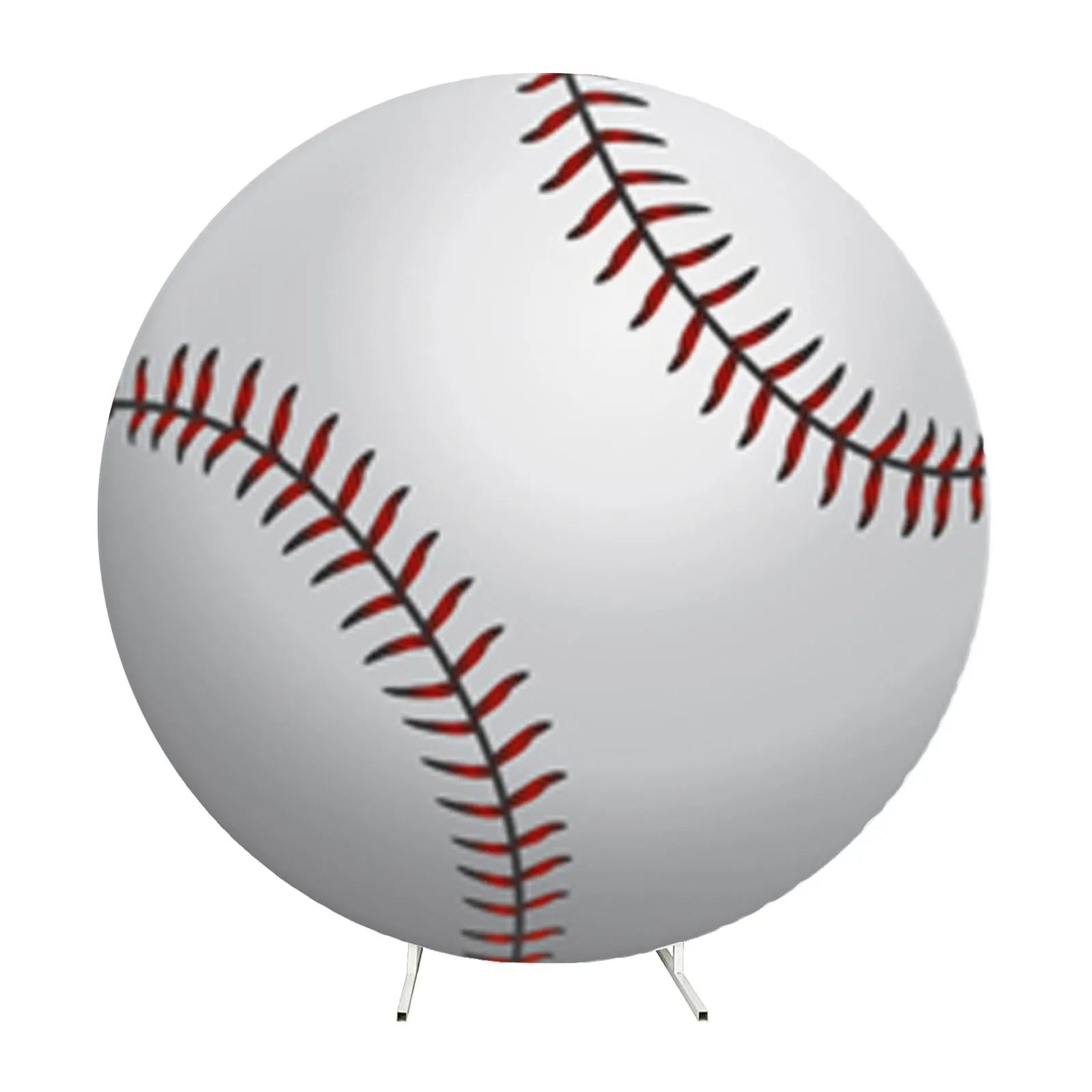 Baseball Round Backdrop Arch Cover Birthday Party Decoration Covers Stage Background Sports competition Advertising Promotion