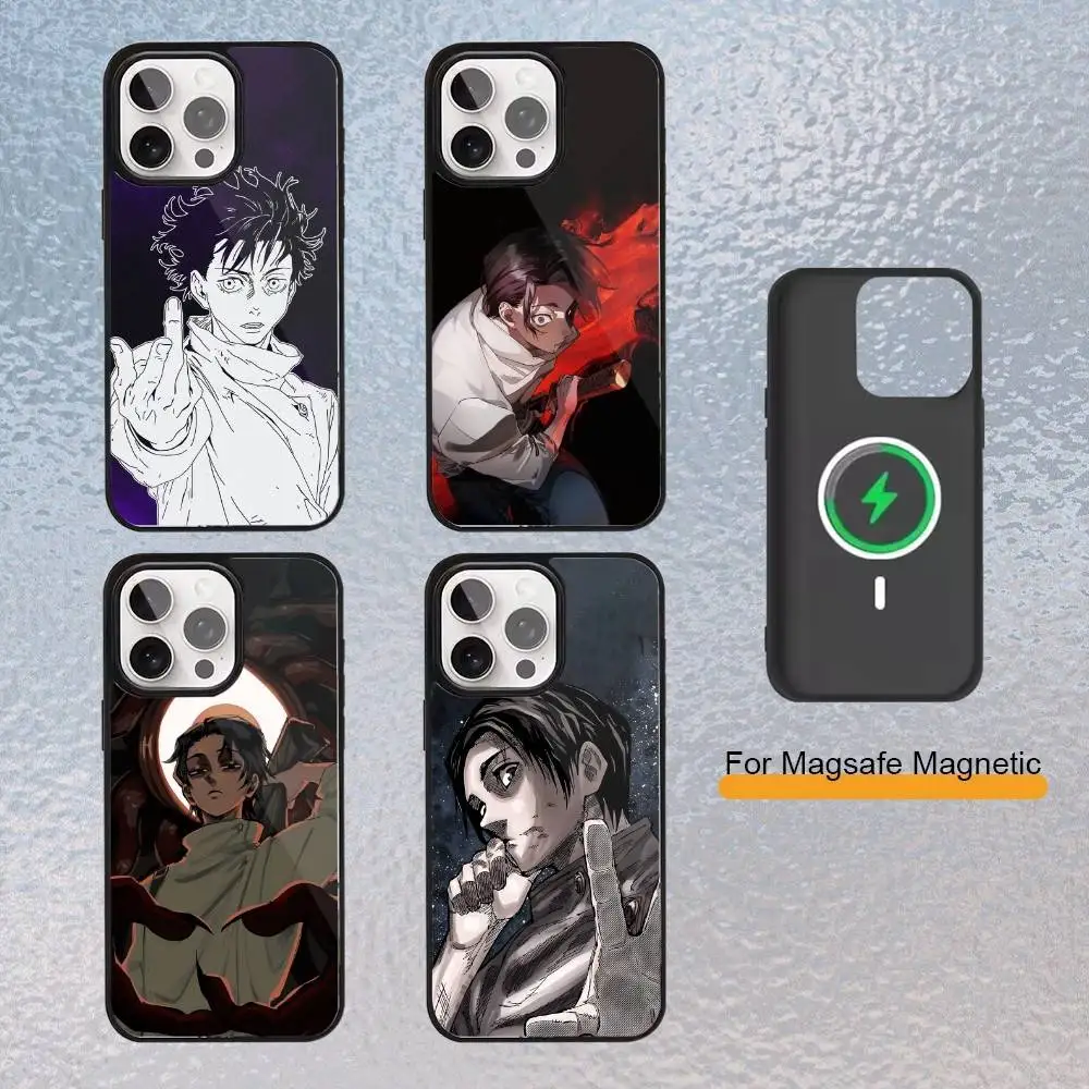 

Okkotsu Yuta Jujutsu K-Kaisen Phone Case for iPhone 17,16,15,14,13,12,11 Plus,Pro Max Magnetic Wireless Charging Cover