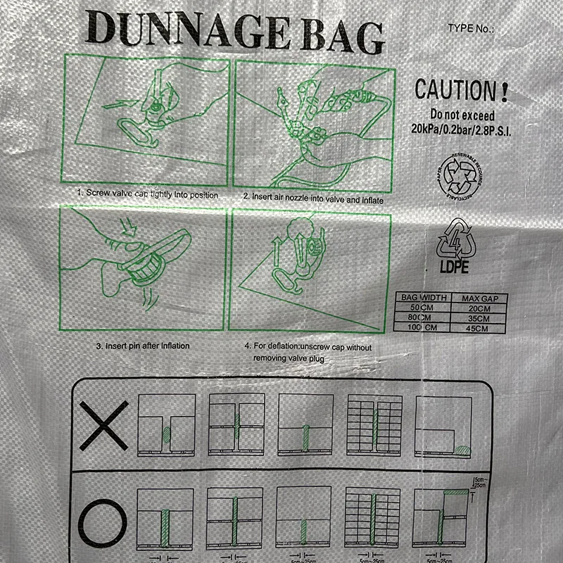 Custom Container Inflatable Bag Woven Bag Laminated Anti-collision Cushioning Cargo Pressure-resistant Column