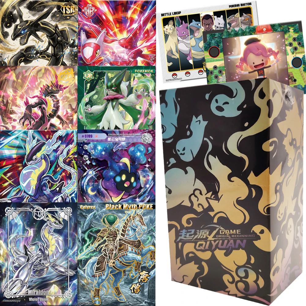 Hot Anime Game Collection Cards Personality Charm Featured Exclusive Adventure Character Trading Cards Fans Cool Trendy Gifts
