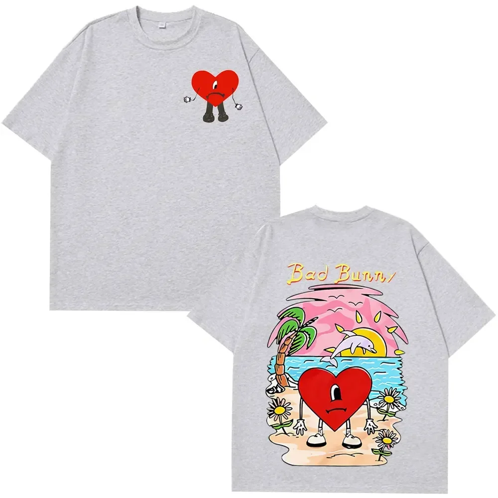 باد باني أون فيرانو سين تي مودا خمر camiseta as de grandes dimensciones للجنسين harajuku manga camisetas #4