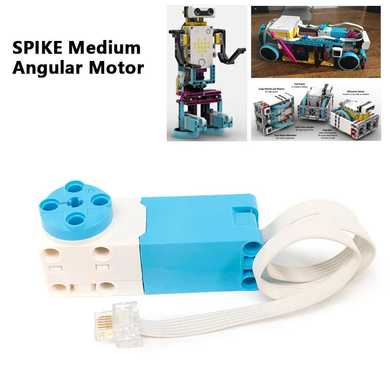 1-3Pcs Electronics 45603 Medium Angular Motor fit for 45678 45345 SPIKE Prime Essential Core Set 54696 Servo Motor Education Toy