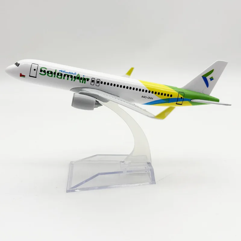 НОВЫЙ 16 см сплав металла Salam Air Airlines Airbus 320 A320 масштаб 1/400 литая под давлением модель самолета Airways модель самолета