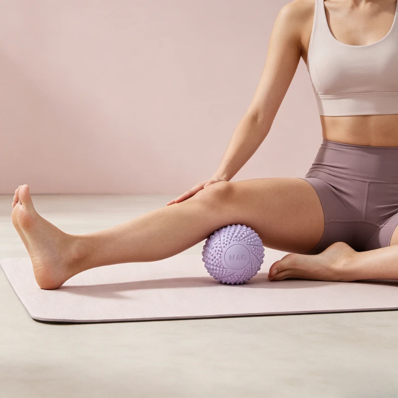 Yoga Massage Ball Set Spiky Hedgehog Ball Peanut Ball Foot Muscle Relief Home Fitness Plantar Arch Massage Tool