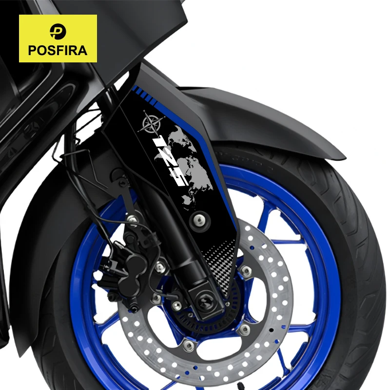 

POSFIRA Motorcycle Front Fender Sticker Vinyl Decals for Yamaha Xmax 125 X Max Xmax125 Tech Max 2026 2025 2024 2023 Accessories