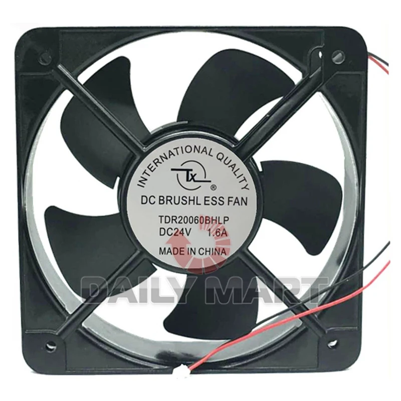 A+for New In Box TX TDR20060BHLP 2wires Cooling Fan 24V 1.6A#md