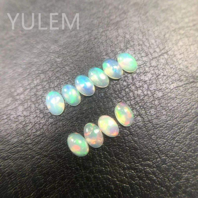 Natural Blue or Pink Brilliances 100% Natural Opal Loose Gemstone Australian Opal Gemstone Jewelry DIY Earring or Ring Pendant