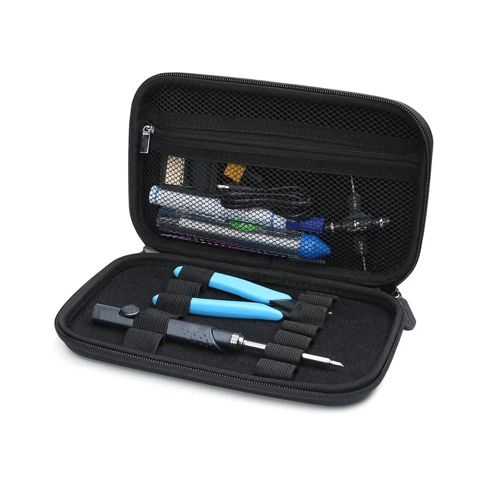 iFlight Tool Storage Bag W/ FPV Soldering Iron Kit Wrench/Iron/Soldering Pen/Tin Wire/ Tweezers/Cutting Pliers Tool Handbag Bag