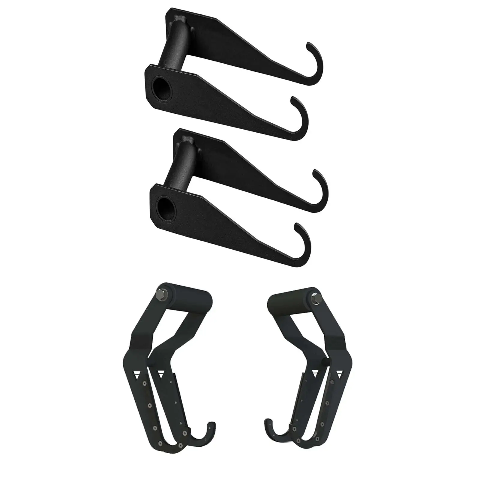 Durable Dumbbell Hooks Handles Exercise Machine Attachments Parts Kettlebell Grip for Workout Gym Fitness Bodybuilding