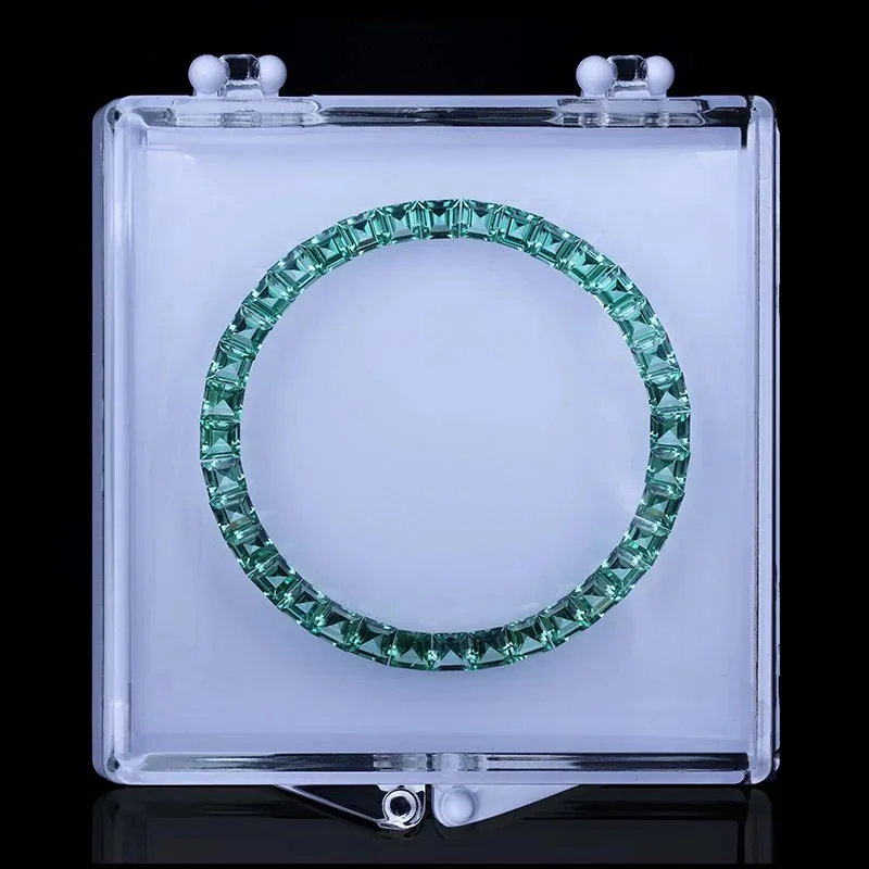 RUIF 2024 Custom Green Nano 36pcs/Set Gemstones Watch Bezel for Daytona 40mm Inserts Made Out of Stainless Steel