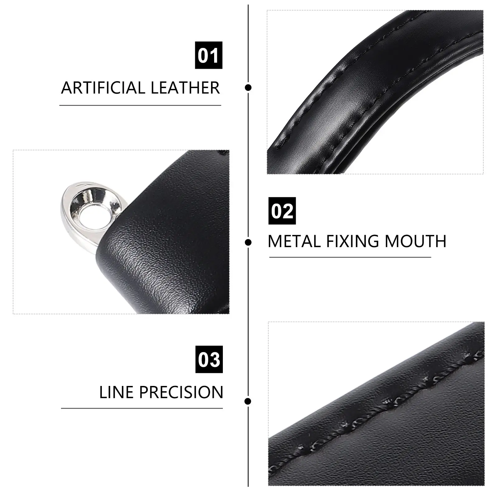 

Guitar Amplifier Handle Strap For Audio Amp Speaker Cabinet Durable Artificial Lightweight Reinforced Steel Bars Easy