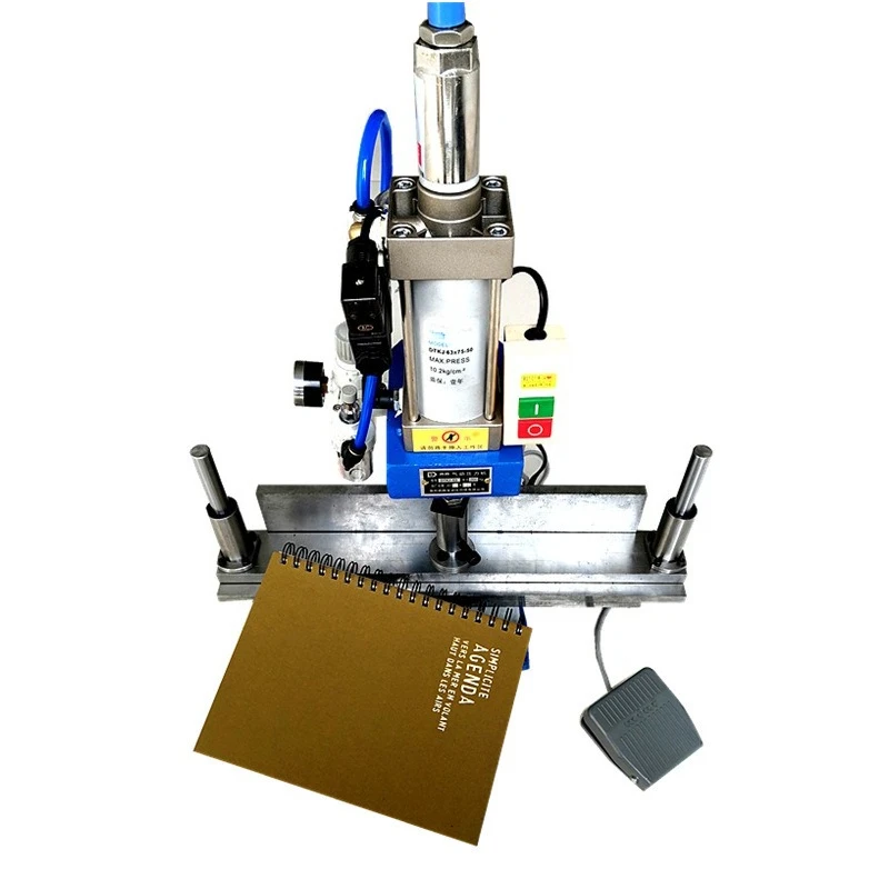Industrial desk calendar loose-leaf commercial iron ring press binding machine notebook large size