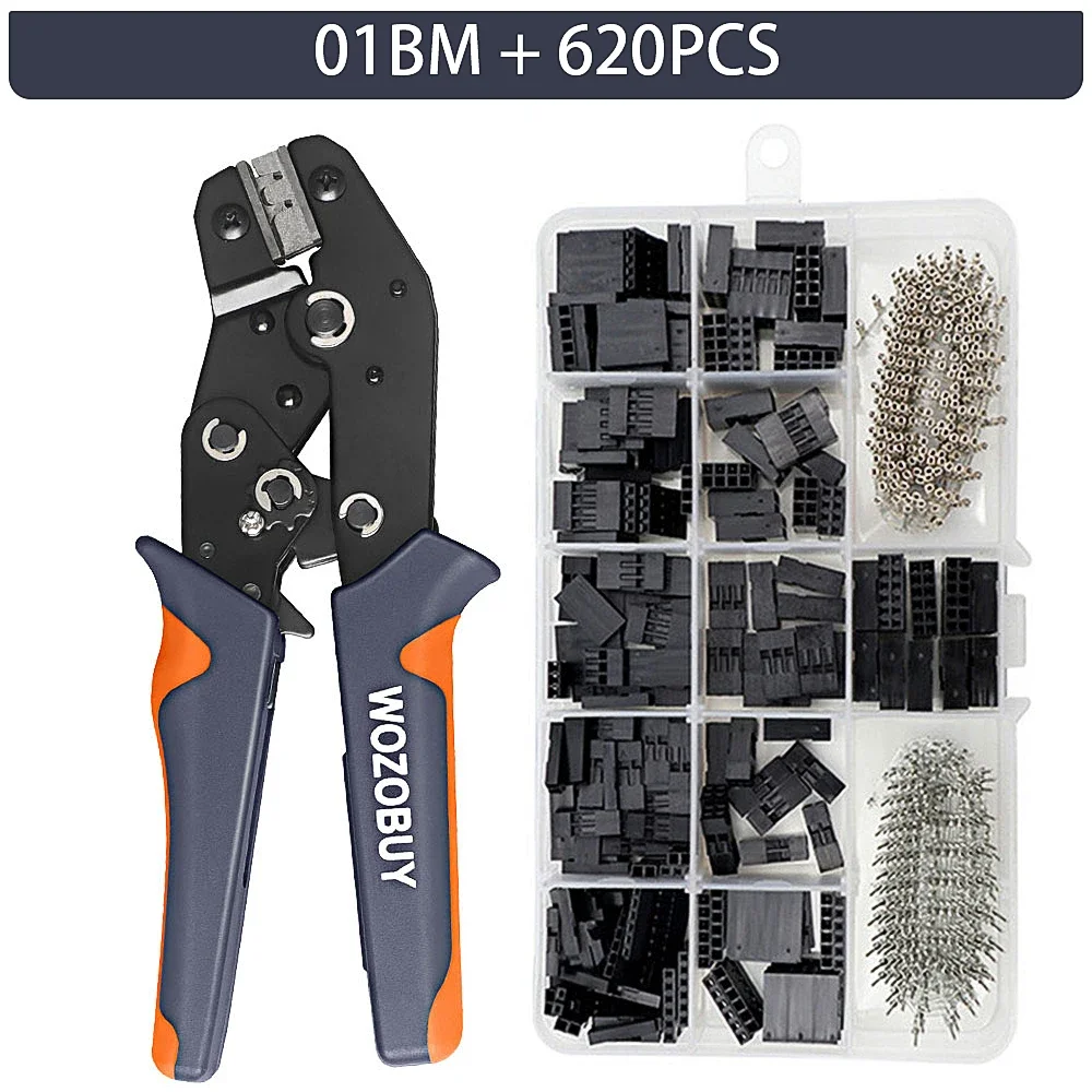 SN-01BM Pro Presszangen-Set, Drahtcrimpwerkzeug-Set, Isolierte Kabelverbinder, Ratschen-Crimpwerkzeug-Set – Detail 10
