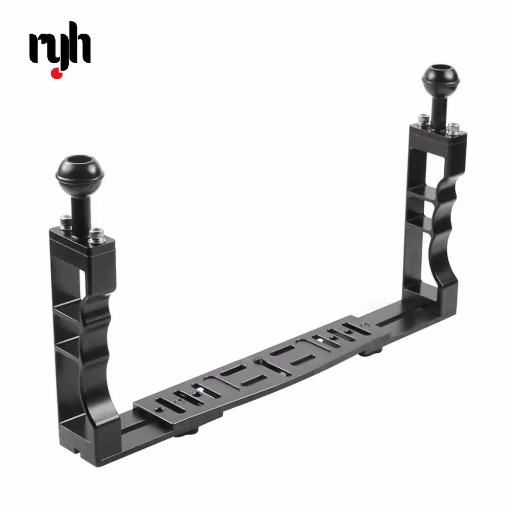 

Handle Aluminium Alloy Tray Stabilizer Rig for Underwater Camera Housing Case Diving Tray Mount for GoPro DSLR Camere Smartphone