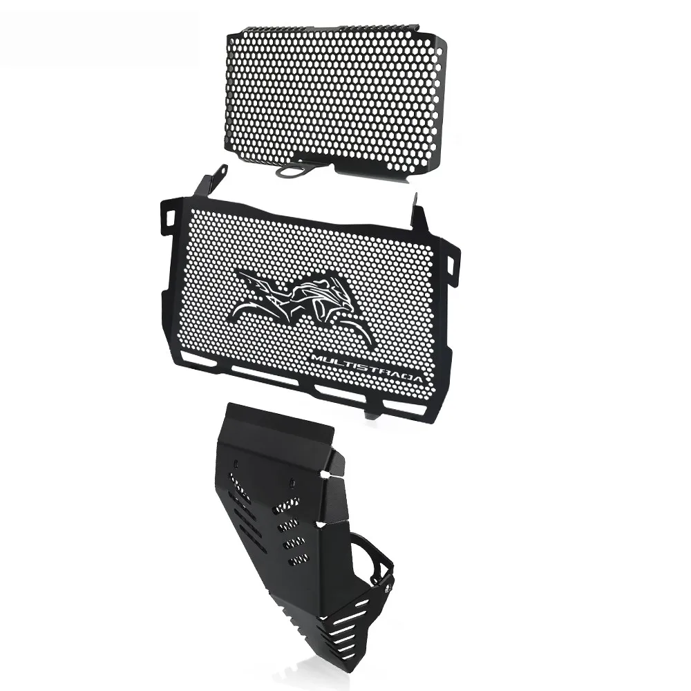 دراجة نارية المبرد الحرس و النفط برودة الحرس ومجموعة حراسة المحرك ل Ducati MultiStrada V2 MultiStrada 950 2022 2023 2024 #6