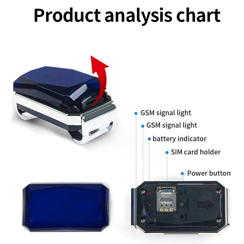 

AT21-Waterproof IP67 G12 Pet Locator GPS Wearable Smart Collar Tracking Anti-Lost Record Multifunctional Locator For Kids