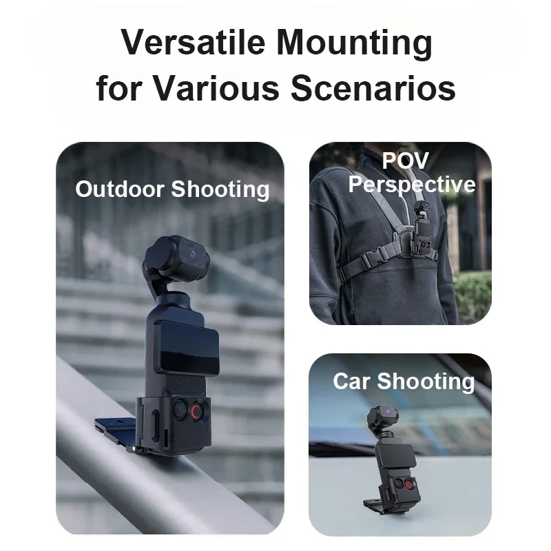 For DJI Osmo Pocket 3 Magnetic Expansion Bracket Angle Adjustable Camera Desktop Base Stand Holder Suction Cup Base Accessory