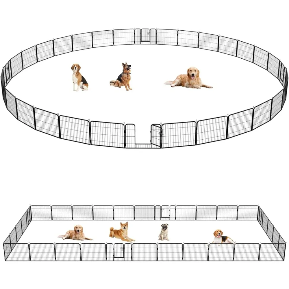 

Pet Dog Park Black Security Door for Dogs Cages |-f-| Houses and Fencing Big Rabbits Cage for Cats Baby Safety Fence Hamster