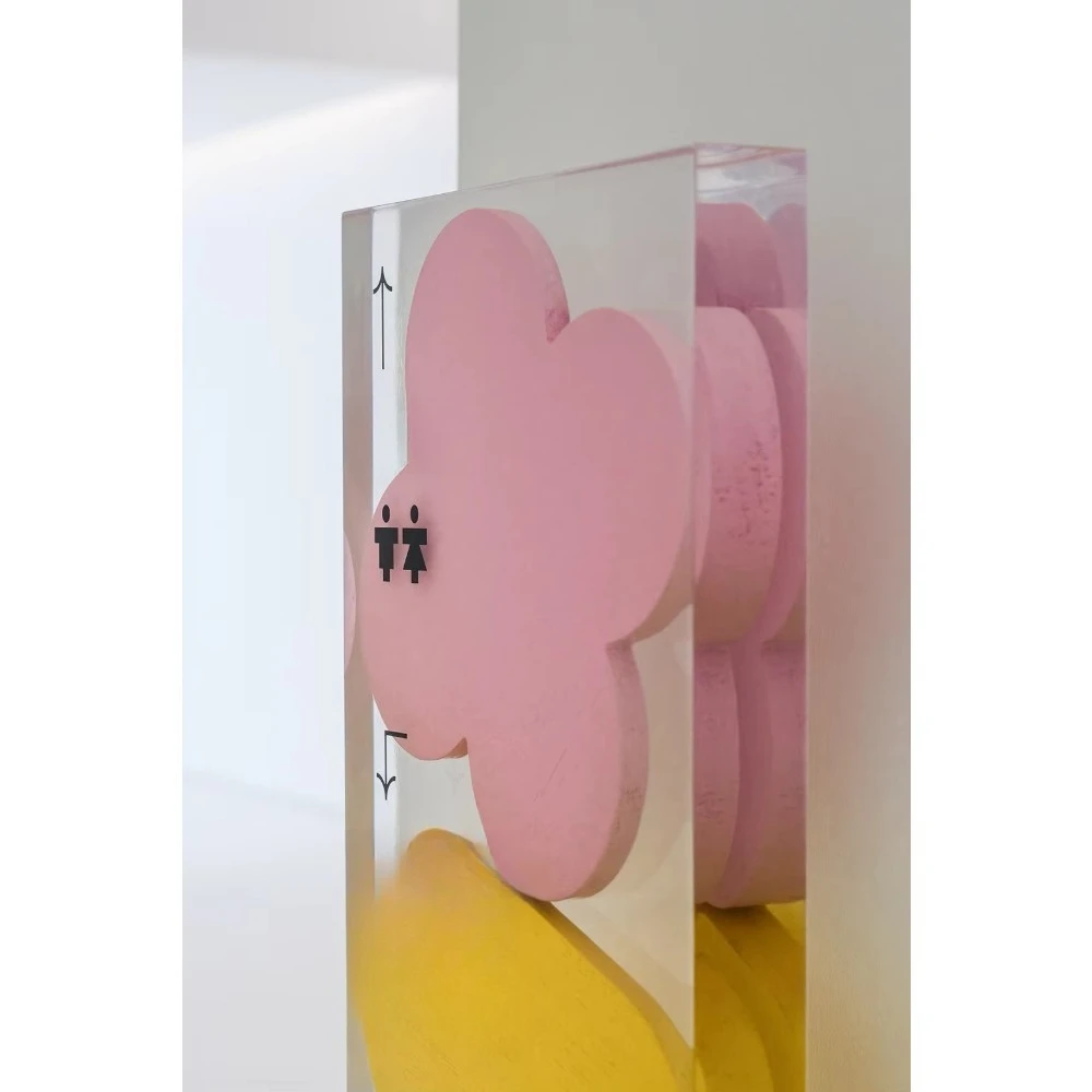 Custom Design School Kindergarten Resin Casting Solid Directional Signage Indoor Building Wayfinding Signage