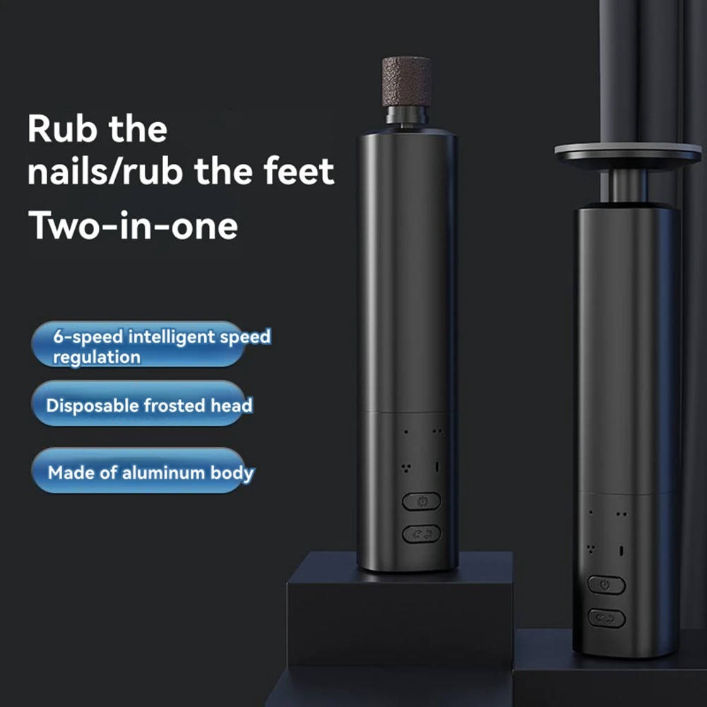 【elevate-life】foot-grinder-for-removing-dead-skin-and-calluses-pedicure-tools-electric-three-speed-rechargeable-pedicure-tool