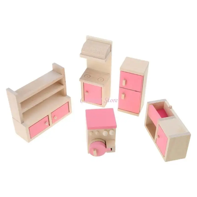 Y1UB Set mobili per mobili per bambole Model Camera da letto in miniatura