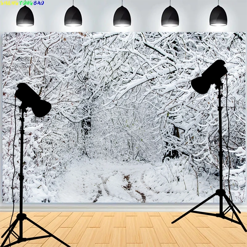 Merry Christmas Day Tree Balls Photography Backdrops Fireplace Winter Xmas Plant Family Party New Years Background XH-77