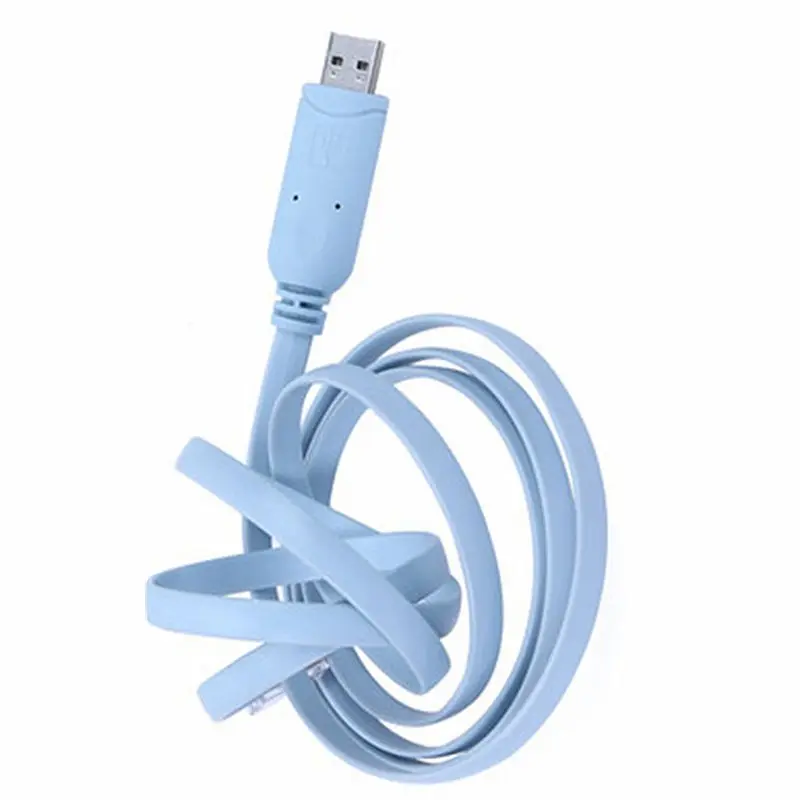 USB RS232 do portu szeregowego RJ45 8 p8c kabel USB do przewód sterowniczy konfiguracji konsoli portu szeregowego RJ45