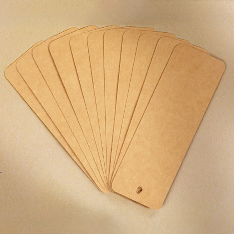 20/25 Sheets Hand Drawn Bookmarks Paper DIY Blank Bookmark Reading Book Mark Book Page Marker With Tassels Stationery Supplies image 3