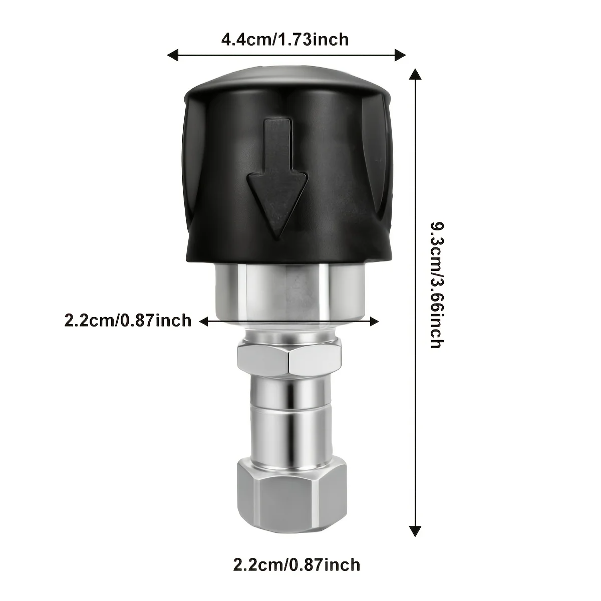 360° High-Pressure Washer Rotary Joint, Stainless Steel Quick-Connect Anti-Tangle Swivel for Karcher K2-K7, Lavor, Parkside&More