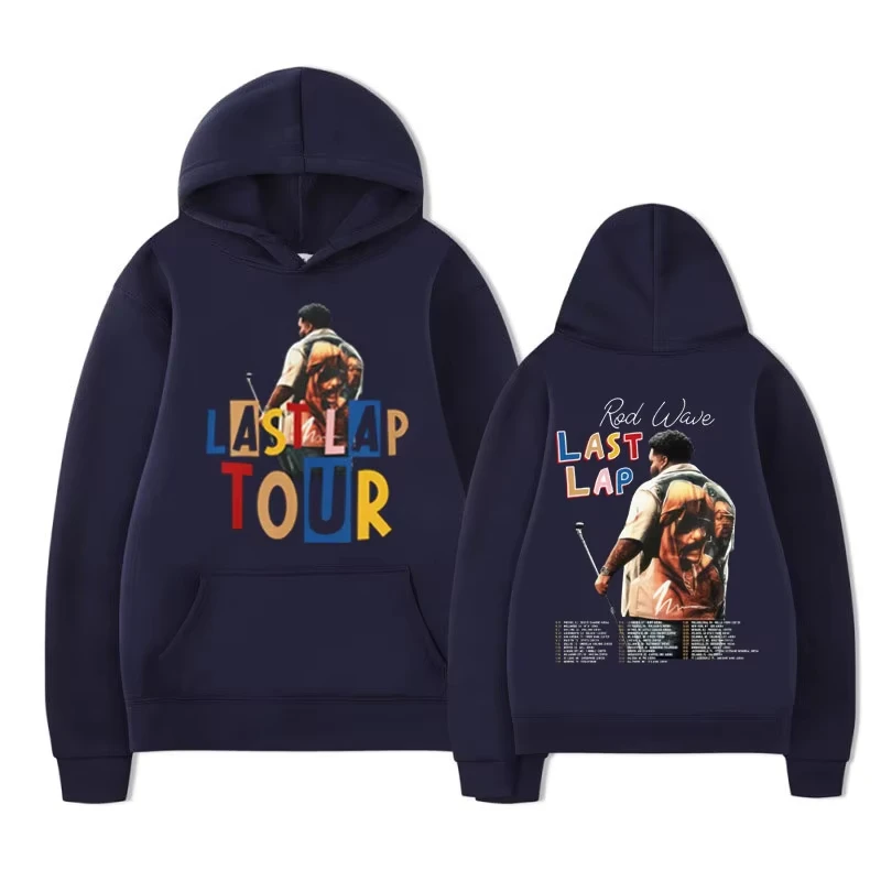 

Rod Wave Last Lap Tour 2024, новые толстовки для мужчин Last Lap Rod Wave Concert Merch, толстовки большого размера, уличная одежда, пуловер с капюшоном Y2k