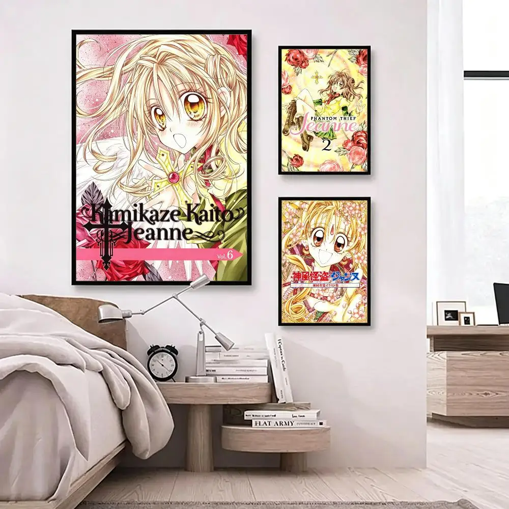 anime Phantom Thief Jeanne Poster Poster HD Waterproof Self-adhesive Art Print Wall Decor for Bedroom Living Room Gift