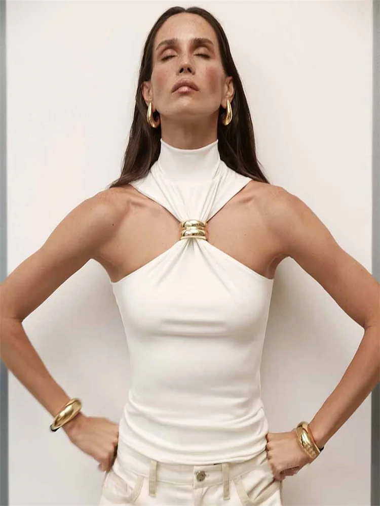 Tossy Sommer Mode Sexy Tank Top Pullover Für Frauen Schlank Off-Schulter Patchwork Liebsten Y2k Weste Top Weibliche Cropped top 2025