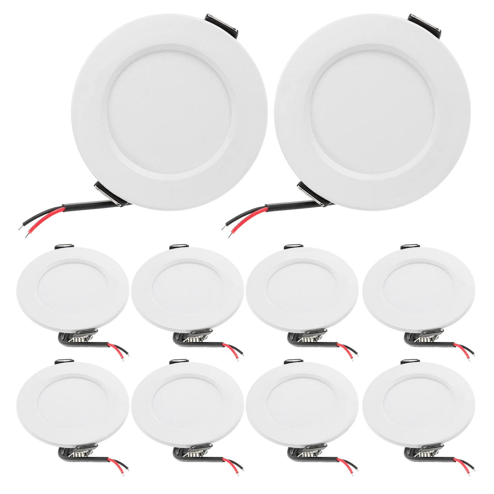 

10 Pcs Downlight Home Lighting Wireless Lights Small Recessed LED Ceiling Rv White Flush Mount Fixture Spotlight Lamp