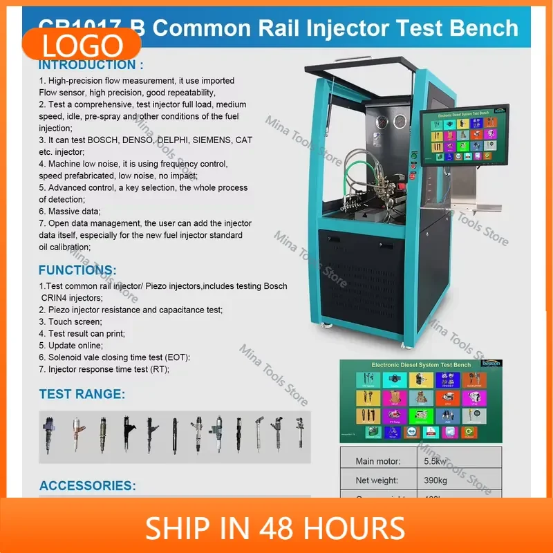 CR1017-CRI Common Rail Injector Testing Machine Injector Repair Testing Equipment for Auto Repair Shop