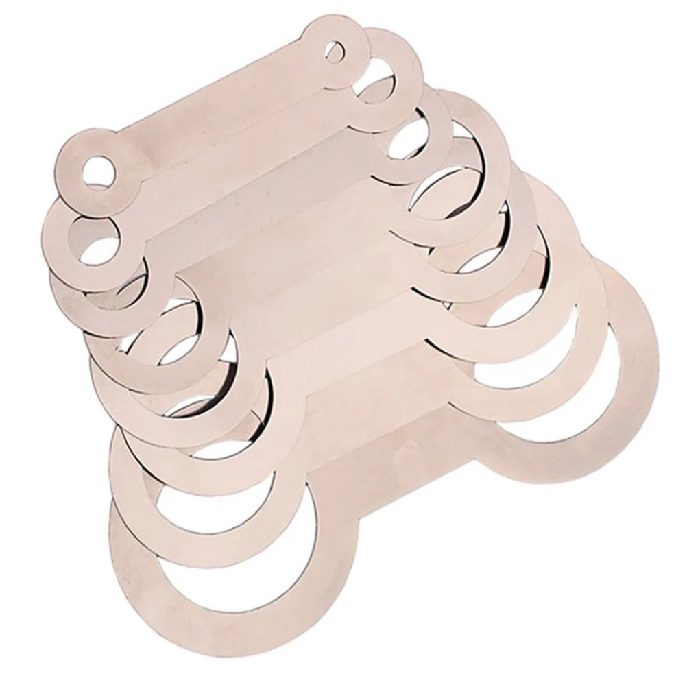 

8 PCS/Set Saxophone Mat Tool Repair Tools for Wind Instruments Tenor along with Cushion PAD IRON Leveling Rings Pads