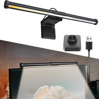 LED Monitor Screen Light Computer Monitor Light Bar with Remote Control Eye-Care Table Lamp Dimmable Screen Ambient Light Bar