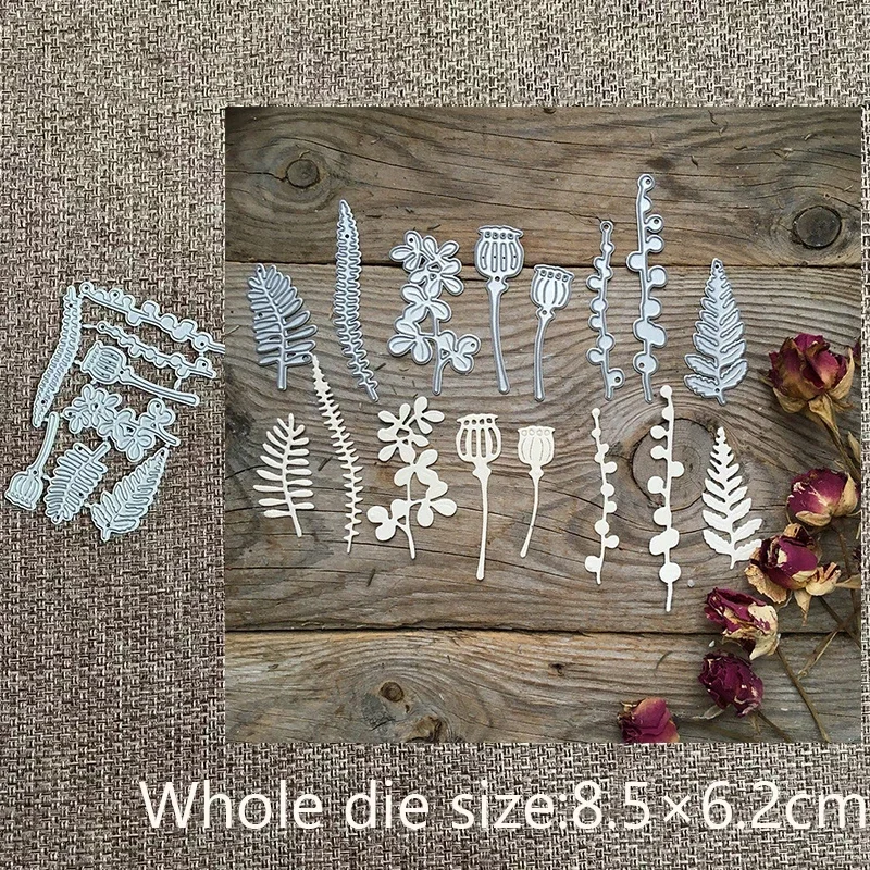 

New Design Craft Metal stencil mold Cutting Die leaves set decoration scrapbook die cuts Album Paper Card Craft Embossing