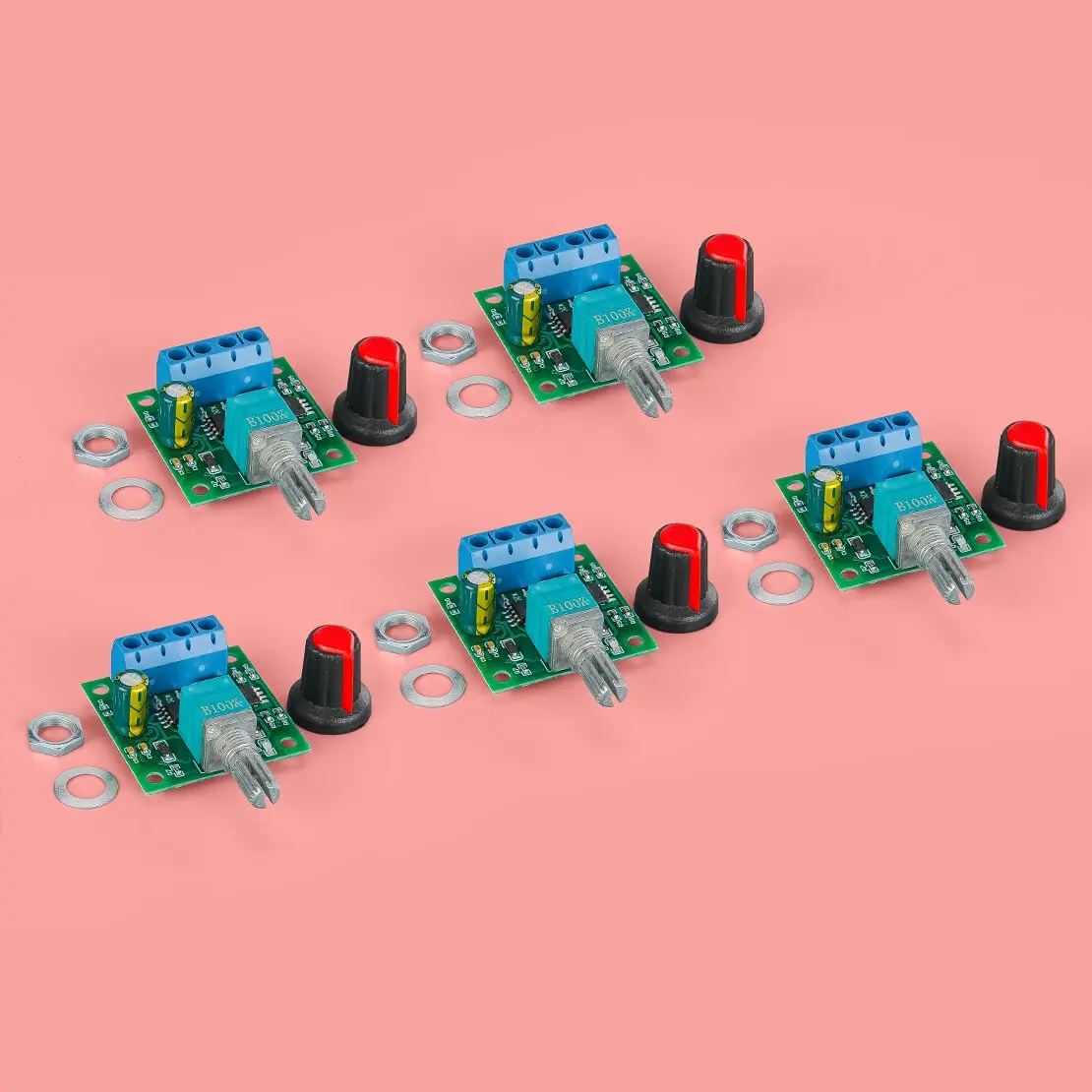 5pcs 2A PWM DC Motor Speed Controller Low Voltage Dimmer Adjustable Driver Switch 1.8V to 12V 1803bk New