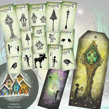 Elfแสตมป์,แสตมป์เทวดาDIYสมุดภาพไดอารี่ตกแต่งลายนูนกระดาษการ์ดAlbum Craftแม่แบบ 2024 เปิดตัวใหม่สําหรับตุลาคม