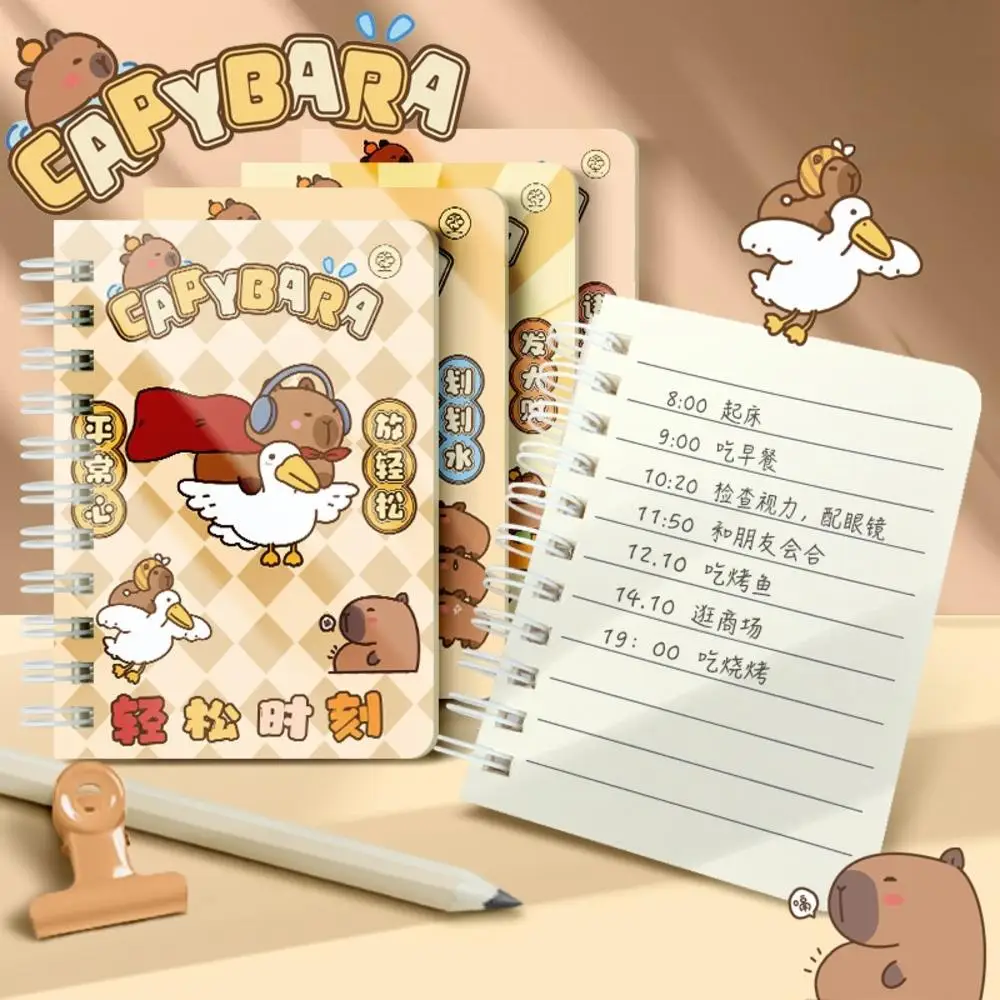 Kawaii Coil Notepad Mini Notebook portatile piccolo blocco note per note quotidiane cancelleria per bambini regalo materiale scolastico accessori per ufficio