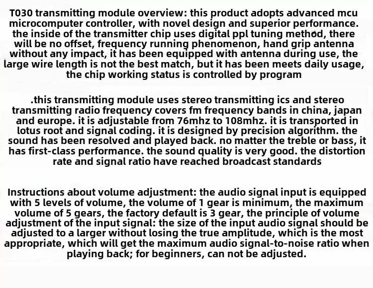 Плата FM-стереопередатчика Модуль FM-передатчика Передатчик 76–108 м [Это не радио
