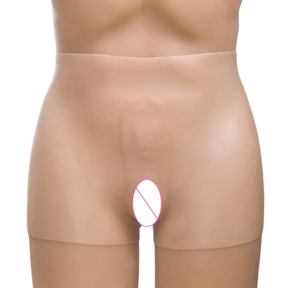 Penetrable Vagina Pants Crossdresser Pussy Panties Silicone Realistic Vagina Transsexual Rtificial False Buttock Enhancer Appeal