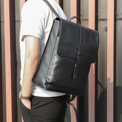 New Fashion Computer Backpack Taobao Hot Sale Leather Backpack Male