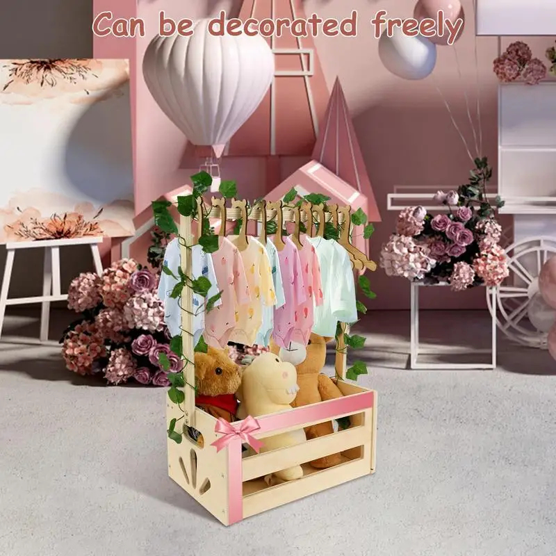 

Baby Shower Organizer Closet Wooden Baby Crate Closet Easy Installation Bath Organizer Supplies For Bedroom Nursery Apartment