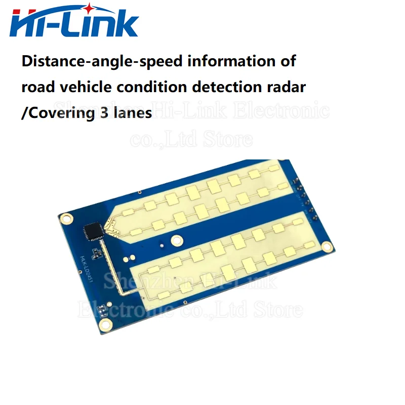 Hi-link novo 24g veículo variando velocidade medição radar de onda milimétrica ld2451 módulo sensor de monitoramento de condição do veículo