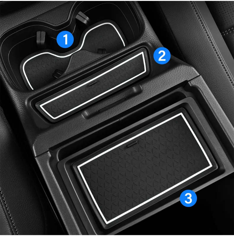 Für Honda CR-V CRV 6. Generation 2023 2024 2025 Silikon Autotür Nut Rutschfeste Matten Tor Slot Cup Pads Armlehne Kissen Zubehör – Detail 16
