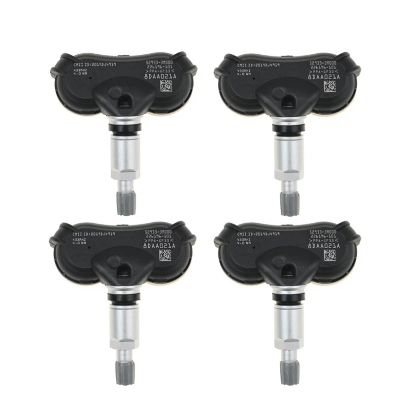 

52933-3M000 TPMS датчик давления в шинах 4 шт. для Tucson Kia Rio Sportage Mohave Hyundai Elantra Equus Genesis ix35 434 МГц